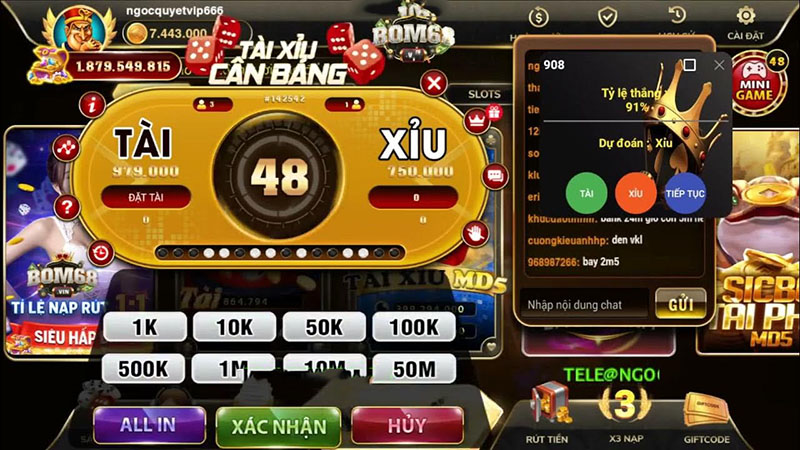 Bum68 tài xỉu