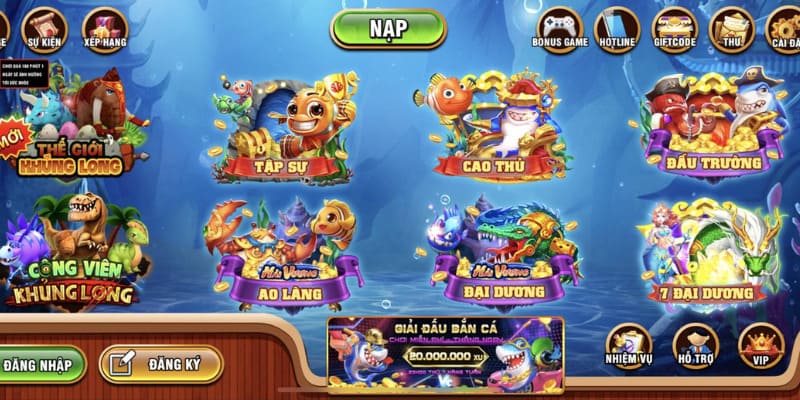 Game bắn cá online trên điện thoại - Trở thành chủ đại dương